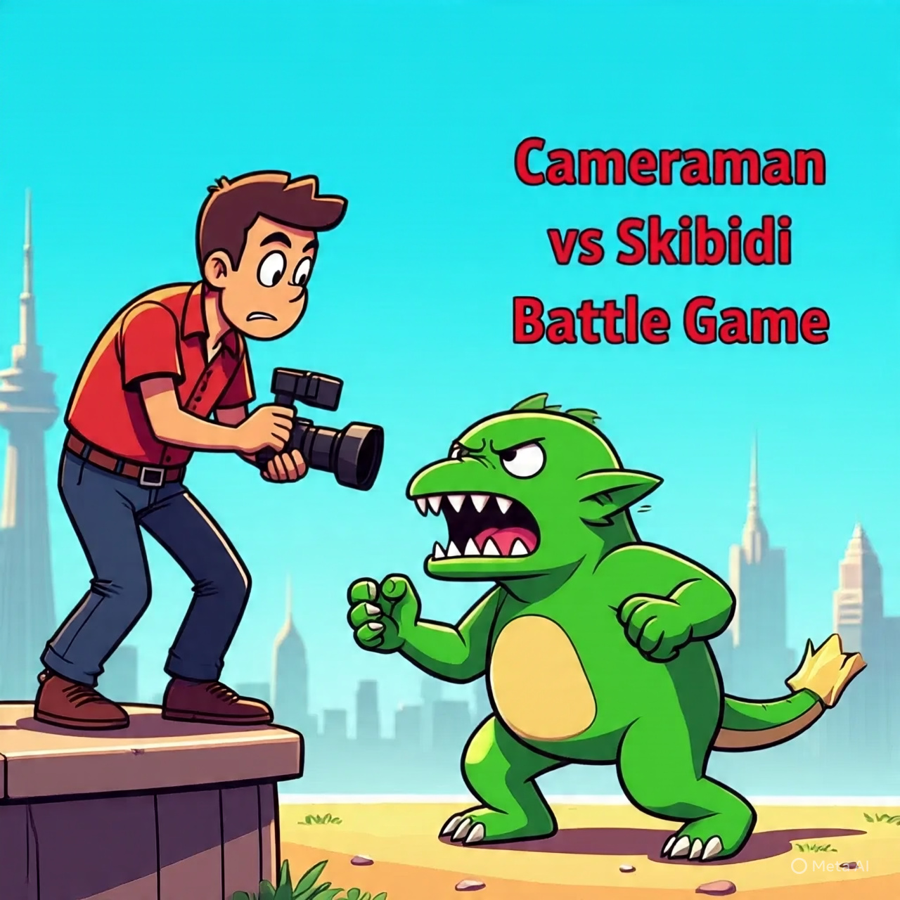 Cameraman vs Skibidi Battle Game