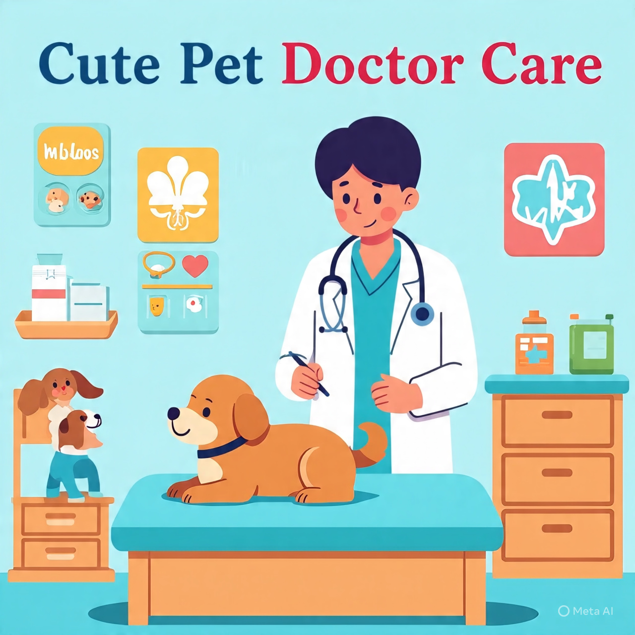 Cute Pet Doctor Care