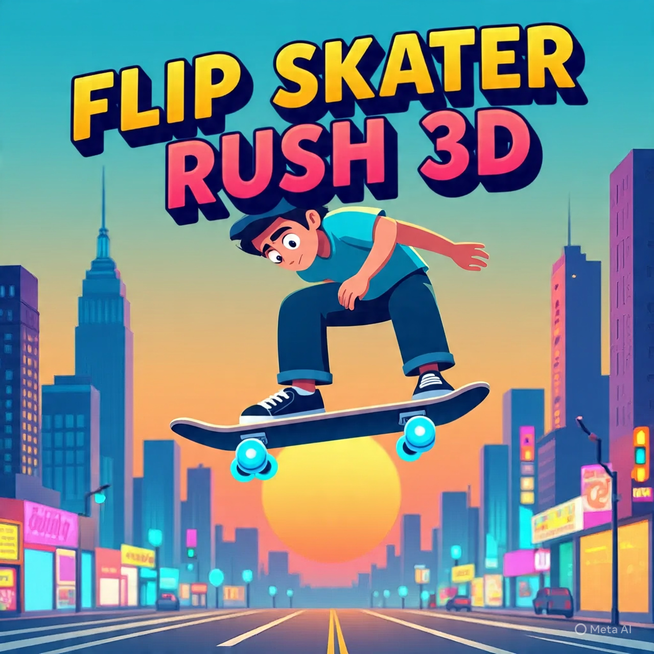 Flip Skater Rush 3D