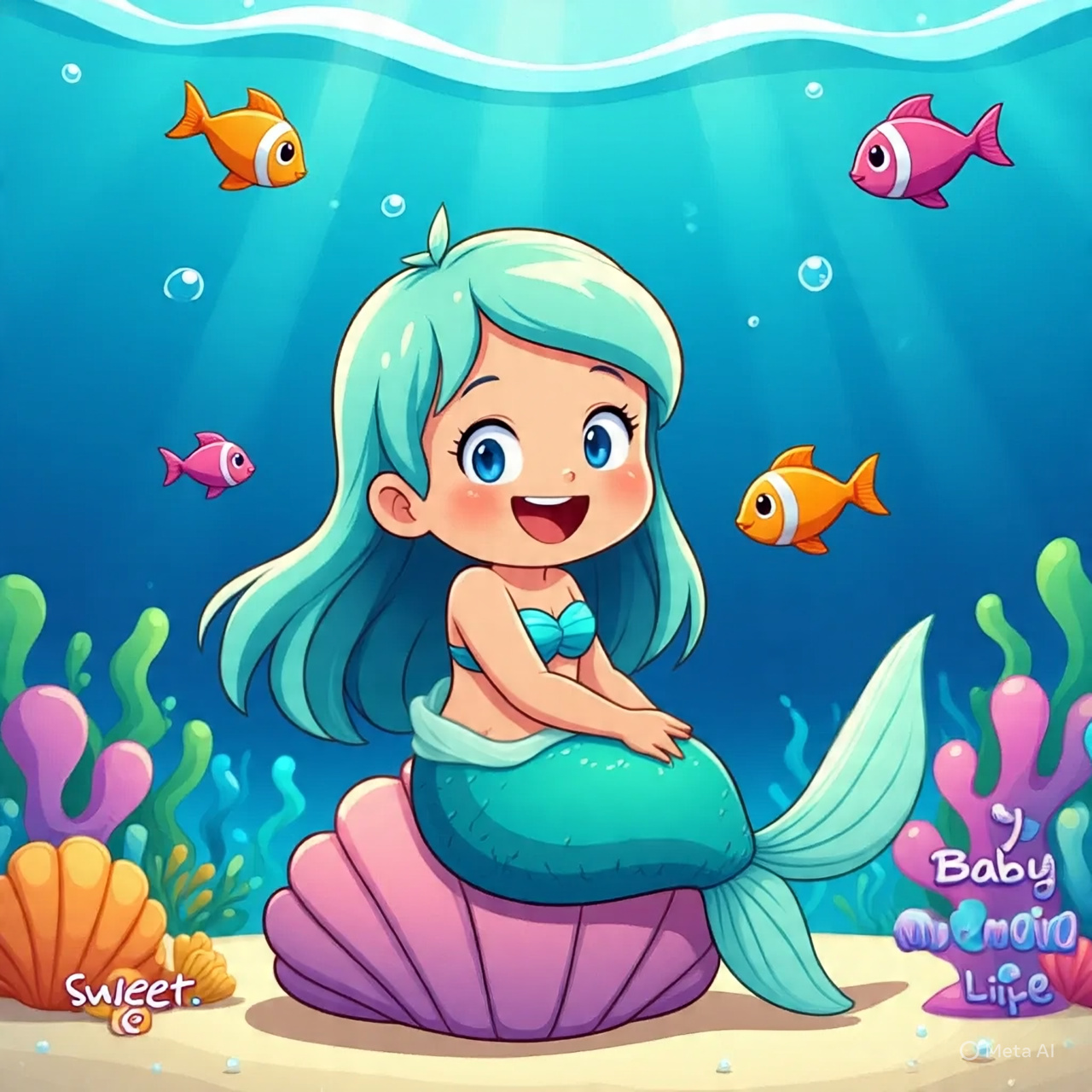 Sweet Baby Mermaid Life